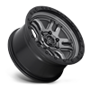 5 LUG AMMO - D701 MATTE GUNMETAL WITH BLACK BEAD RING