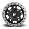 4 LUG ANZA BEADLOCK - D917 - UTV 14X7 ET38 | MATTE BLACK W/ ANTHRACITE RING