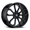 5 LUG AR932 SPLITTER SATIN BLACK