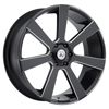 6 LUG ABL-15 APOLLO SATIN BLACK MILLED