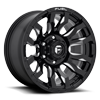 6 LUG BLITZ - D673 GLOSS BLACK & MILLED