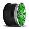 5 LUG BLQ CANDY GREEN W/ BRUSHED LIP