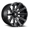 6 LUG CONTRA - D615 22X12 -44 | 6 LUG | GLOSS BLACK & MILLED