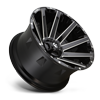 6 LUG CONTRA - D615 22X12 -44 | 6 LUG | GLOSS BLACK & MILLED