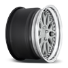 5 LUG DAB SILVER W/ POLISHED LIP