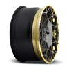 5 LUG DSC CANDY BLACK W/ GOLD LIP