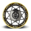 5 LUG DSC CANDY BLACK W/ GOLD LIP