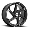 5 LUG FLASH - M255 GLOSS BLACK WITH BRUSHED FACE