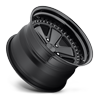 5 LUG FUC GLOSS WITH MATTE BLK CENTER W/ GLOSS BLK LIP