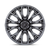 6 LUG REBAR 6 - D848 MATTE GUNMETAL