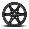 6 LUG KICKER 6 - D697 17X9 ET-12 | MATTE BLACK