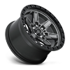 6 LUG KICKER 6 - D698 MATTE GUNMETAL WITH BLACK BEAD RING
