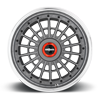 5 LUG LAS-R MATTE ANTHRACITE W/ POLISHED LIP