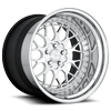5 LUG LVS-M BRUSHED W/ POLISHED W/ CHROME LIP
