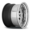 5 LUG LVS-M BRUSHED W/ POLISHED W/ CHROME LIP