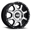 5 LUG MO970 EURO VAN GLOSS BLACK W/ MACHINED FACE