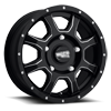 5 LUG MO970 EURO VAN SATIN BLACK MILLED