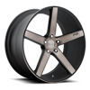 5 LUG MILAN - M134 BLACK & MACHINED WITH DARK TINT 
