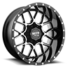 5 LUG MO986 SIEGE GLOSS BLACK MACHINED