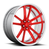 5 LUG BASTILLE CONCAVE - US587 BRUSHED CANDY RED GLOSS