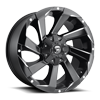 5 LUG RAZOR - D592 BLACK & MILLED