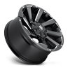6 LUG RAZOR - D592 BLACK & MILLED