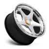 5 LUG ROC BRUSHED GLOSS CLEAR W/ CANDY GOLD HW