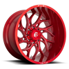 8 LUG RUNNER - D742 CANDY RED & MILLED