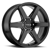 6 LUG 156B SURGE BLACK MACHINED
