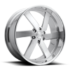 6 LUG TORQUE 6 - PRECISION SERIES BRUSHED W/ POLISHED LIP