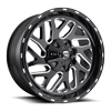 8 LUG TRITON - D581 BLACK & MILLED
