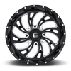 4 LUG KOMPRESSOR - D641 - UTV GLOSS BLACK & MILLED