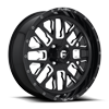 4 LUG STROKE - D611 - UTV GLOSS BLACK & MILLED
