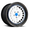 5 LUG VCE GLOSS WHITE CENTER W/ CANDY BLUE HARDWARE AND CANDY BLACK LIP