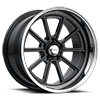 5 LUG VN510 DRAFT GLOSS BLACK W/ DIAMOND CUT LIP