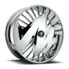 8 LUG S606 - RAGGED CHROME
