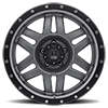 5 LUG XD128 MACHETE MATTE GRAY W/ BLACK RING