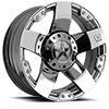 6 LUG XD775 ROCKSTAR CHROME
