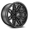 6 LUG XF-204 MATTE BLACK - 17X9
