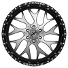 6 LUG XFX-301 GLOSS BLACK BRUSHED