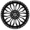 6 LUG XFX-305 BLACK MILLED 
