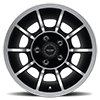 5 LUG VN47 VECTOR SATIN BLACK MACHINED