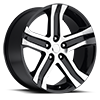 5 LUG STYLE 69 BLACK MACHINED