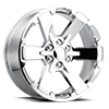 6 LUG STYLE 45 CHROME