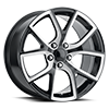 5 LUG STYLE 75 GLOSS BLACK MILLED