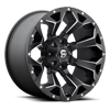 8 LUG ASSAULT - D546 BLACK & MILLED