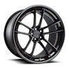 5 LUG SFO MATTE BLACK W/ GLOSS BLACK LIP & CANDY RED HARDWARE