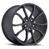 5 LUG STYLE 25 SATIN BLACK