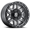 8 LUG XD128 MACHETE MATTE GRAY W/ BLACK RING
